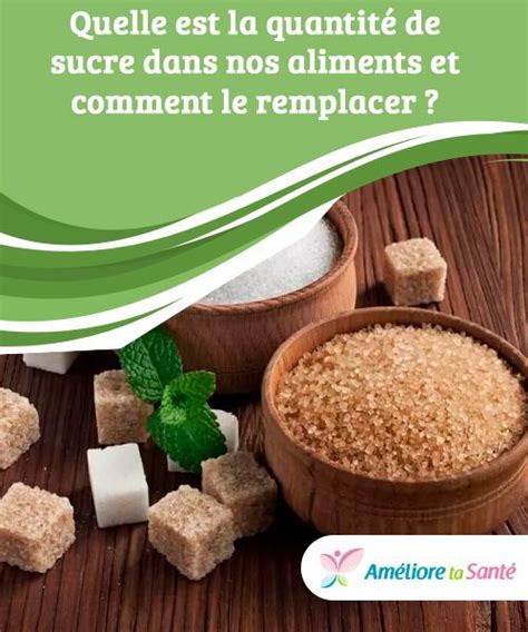 Quelle est la quantité de sucre dans nos aliments et comment le