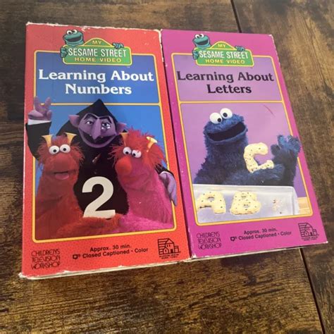 Lot Of Sesame Street Vhs Tapes Picclick Hot Sex Picture