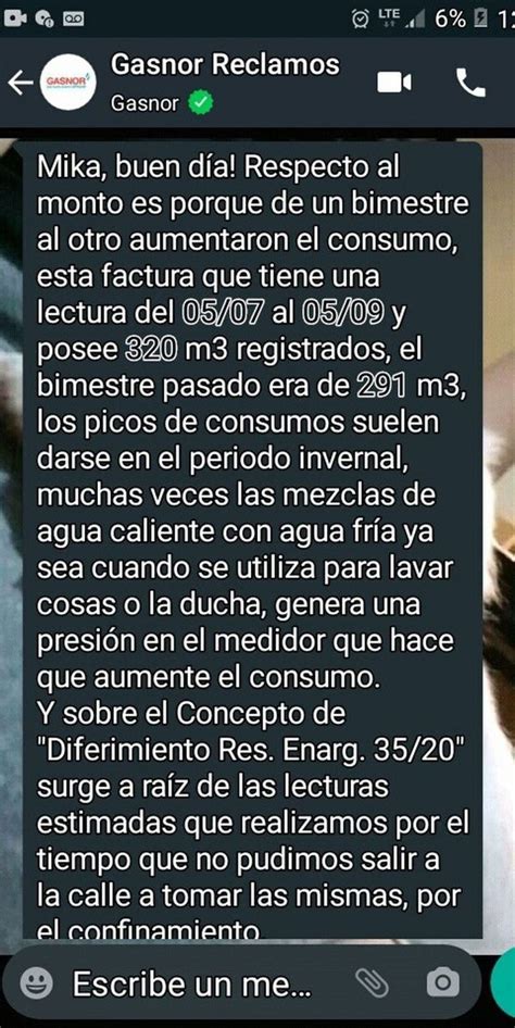 Indignación por una insólita respuesta de Gasnor mezclar el agua fría