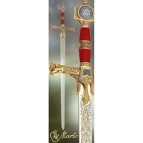 By The Sword King Solomon Sword By Marto Of Toledo Spain Gold