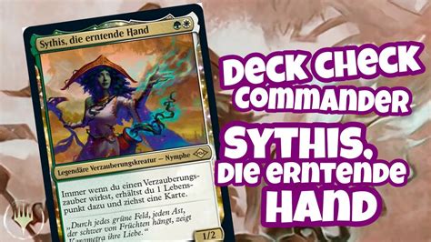 Commander Deck Deutsch Sythis Die Erntende Hand Deck Check Youtube