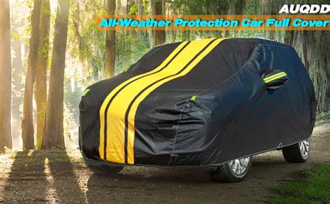 Auqdd 6 Layers Premium Suvmpv Full Padded Car Cover Waterproof All Weather