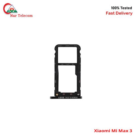 Xiaomi Mi Max 3 Sim Card Tray Holder Slot Replacement Nur Telecom