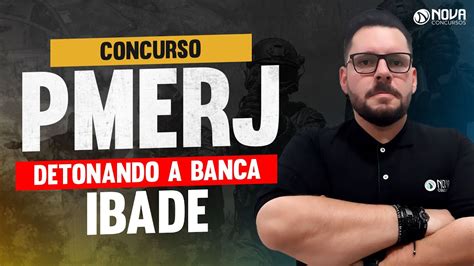 Concurso PMERJ 2023 PERFIL DA BANCA IBADE YouTube