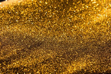 Gold Glitter Background Gold Abstract Background With Blurred Bokeh