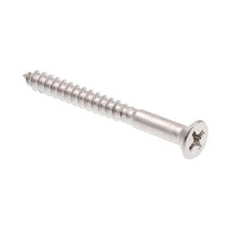 Prime Line 8 X 1 34 In Grade 18 8 Stainless Steel Phillips Drive Flat Head Wood Screws 15