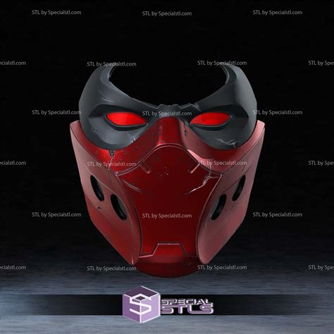 Cosplay STL Files Red Hood Outlaw Mask | SpecialSTL