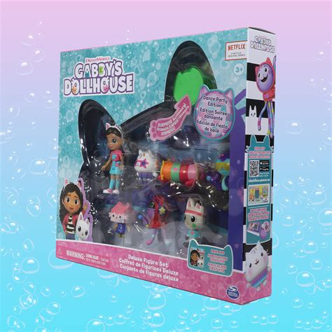 Set De Figuras Spin Master Gabbys Dollhouse Fiesta De Baile Pz Spin