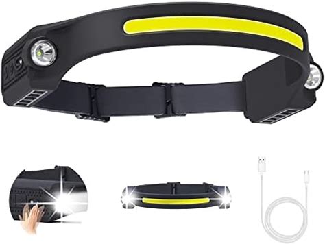 Alpswolf Led Headlamp Rechargeable Xpe Led And Cob Led Head Lamp