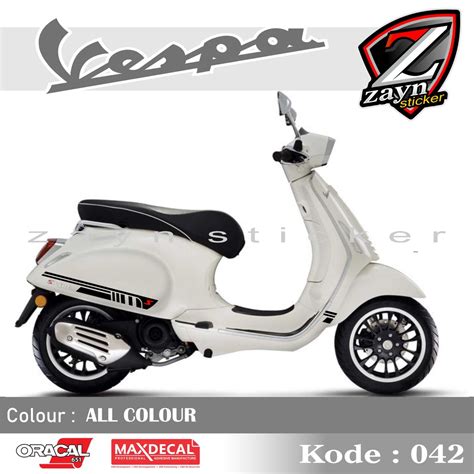 Jual Termurah List Stiker Striping Cutting Sticker Vespa Sprint Simple