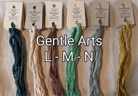 The Gentle Art Sampler And Simply Shaker Threads Hand And Over Dyed