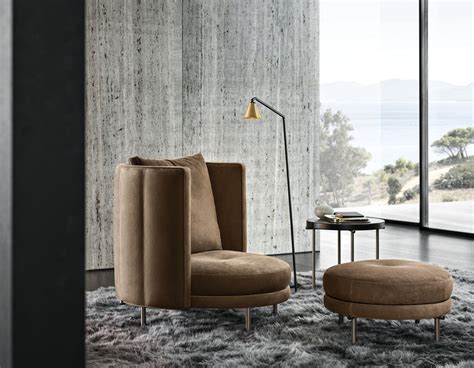 Torii Armchair With Armrests By Minotti Design Nendo