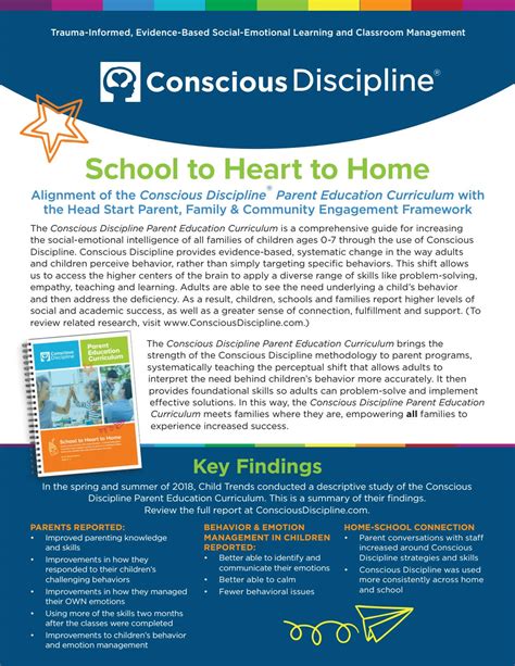 Conscious Discipline Parent Education Curriculum Overview March 2019