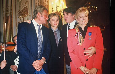 Photo Johnny Hallyday David Hallyday Sylvie Vartan Et Tony Scotti