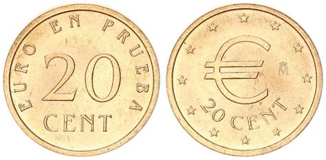 Spanien Eurovorl Ufer Cent Euro Proben Ch Unc Ma Shops