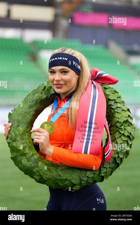 Hamar Norway January 7 Jutta Leerdam Of The Netherlands During The