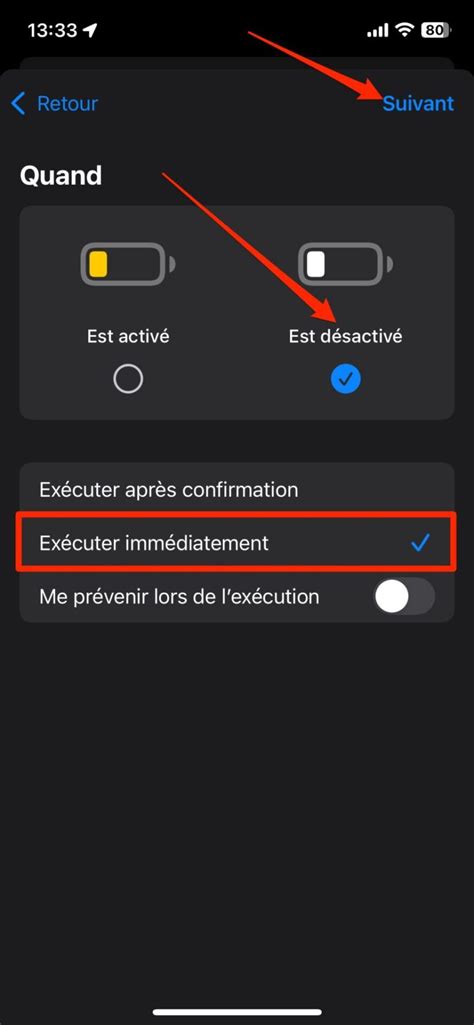 iOS comment garder le mode économie dénergie actif pour prolonger l