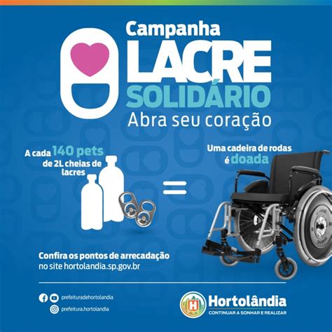 Prefeitura De Hortolândia Inicia Campanha De Arrecadação De Lacres De