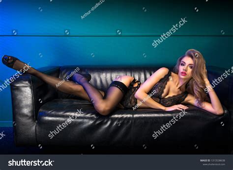 Sexy Blonde Woman Lingerie Stock Photo Shutterstock
