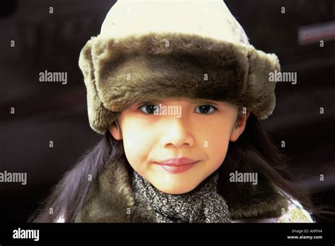 Five Year Old Chinese American Girl Stock Photo Alamy