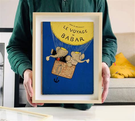 Le Voyage De Babar By Jean De Brunhoff Print The Curious Desk