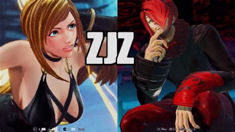 The King Of Fighters XV ZJZ B Jenet Gato Ash Vs Armani Gato Clark