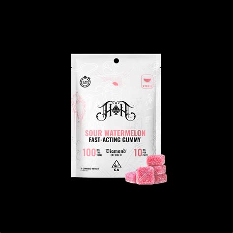 Fast Acting Sour Gummies Heavy Hitters Diamond Infused