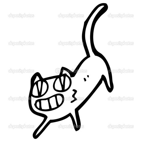 Funny Cat Cartoon Stock Vector By ©lineartestpilot 20071719