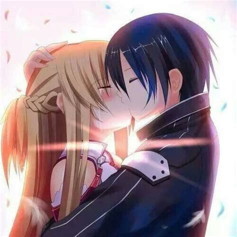 Kirito Y Asuna Beso Wallpaper Buscar Con Google Sword Art Online