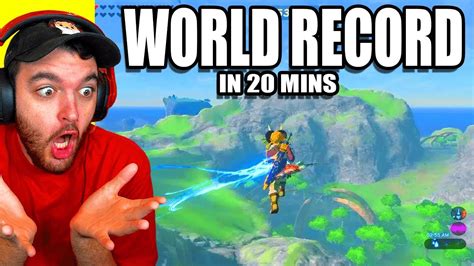 WORLD RECORD BREATH OF THE WILD SPEEDRUN IN 20 MINUTES YouTube