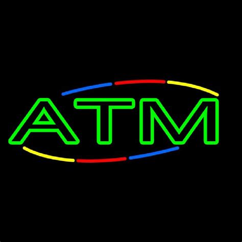 Custom Deco Style Atm Neon Sign Usa Custom Neon Signs Shop Neon