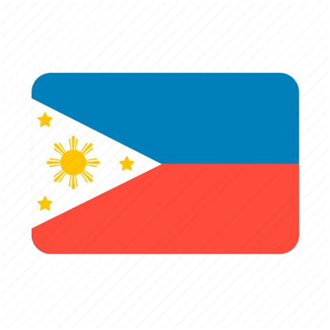 Philippines Country Flag Icon Download On Iconfinder