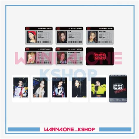 Jual Csi Itzy Agent Id Card Photocard Pola Messenger Bag Yeji Lia