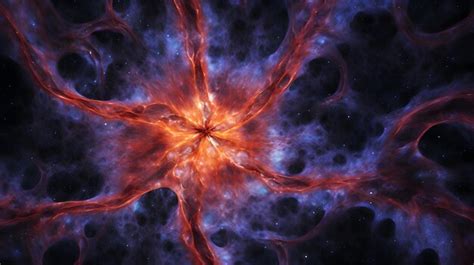 Premium AI Image | A detailed image of the Crab Nebula a supernova remnant