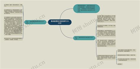 鲁滨逊漂流记读后感作文400字思维导图编号c3143893 Treemind树图