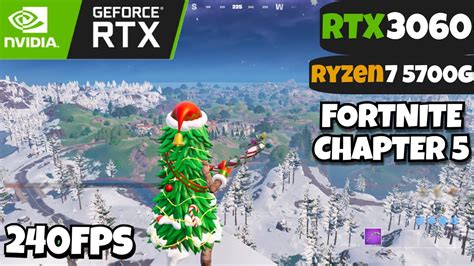 RTX 3060 Ryzen 7 5700G Fortnite Chapter 5 SOLOS Performance Mode