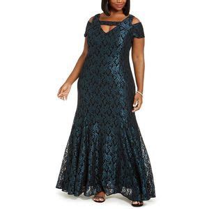 Night Way Collections Dresses Nightway Womens Plus Lace Cold