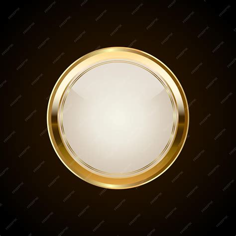 Premium Vector Luxury Golden Badges And Labels Retro Vintage Circle