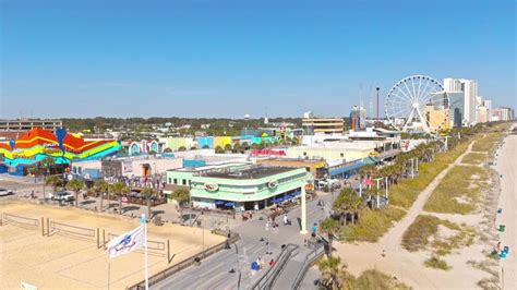 Myrtle Beach South Carolina Aerial View Myrtle Beach South Carolina October 27 2024 Stock