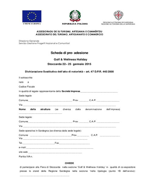 Compilabile Online Dichiarazione Sostitutiva Di Atto Notorio Fax Email