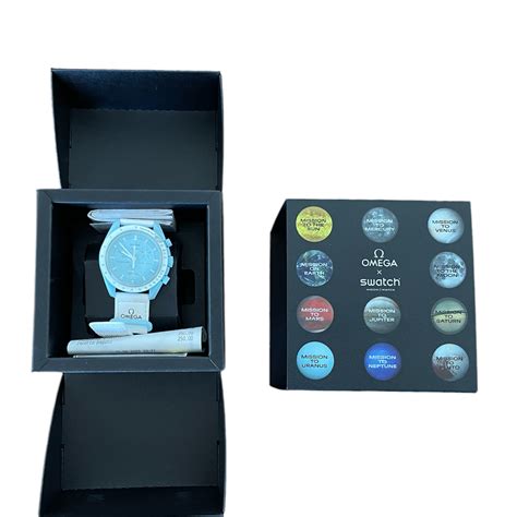 New Swatch MoonWatch Chronograph Watch Mission To Uranus 2022 Full Set