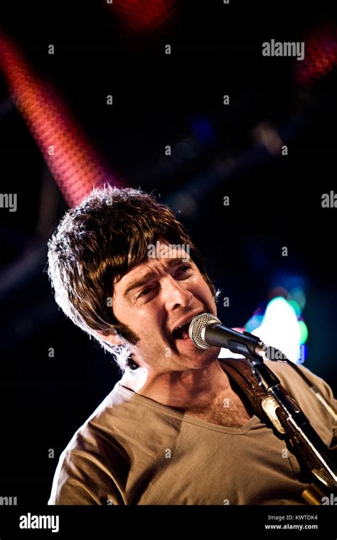 Lead Singer And Guitarist Noel Gallagher From Oasis Live On Stage At Roskilde Festival 2009