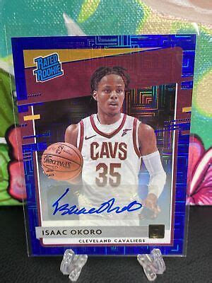 Panini Prizm Choice Isaac Okoro Rated Rookie Blue Auto D