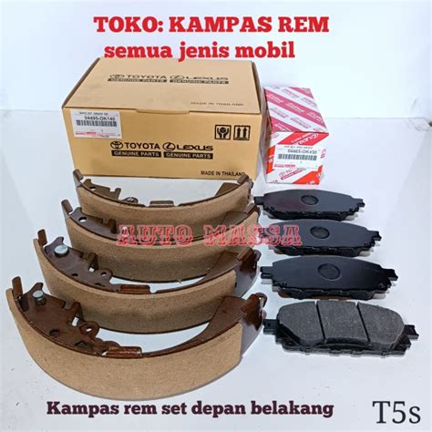 KAMPAS REM SET INNOVA REBORN INOVA BARU KOMPLIT DEPAN BELAKANG INNOVA