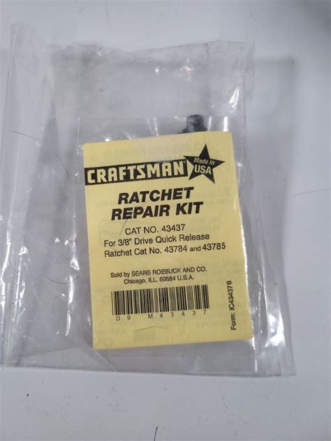 New Craftsman Quick Release Ratchet Repair Kit