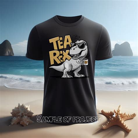 Tyrannosaurus Rex Wearing Sunglasses Png Vector Graphic Design Cut