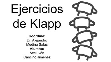 Ejercicios De Klapp Youtube