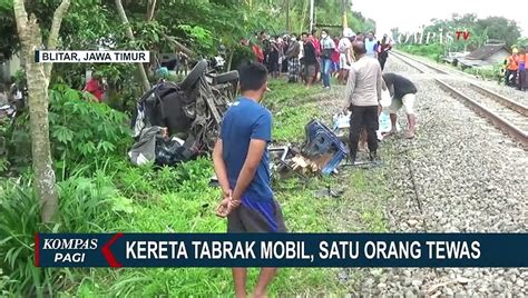 Pelintasan Tanpa Palang Pintu Di Kota Blitar Memakan Korban Satu Mobil