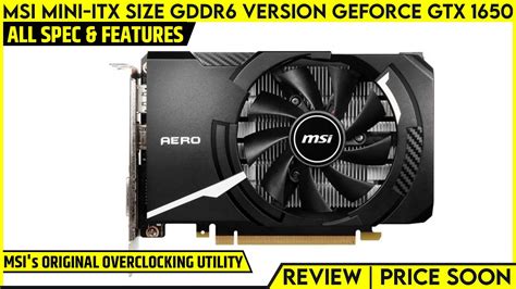 Venta Msi Geforce Gtx D Aero Itx Oc En Stock