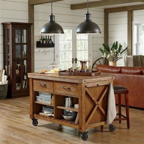 44 Awesome Rustic Kitchen Island Design Ideas Pimphomee